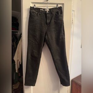 Mango Women's Black Ankle Jeans